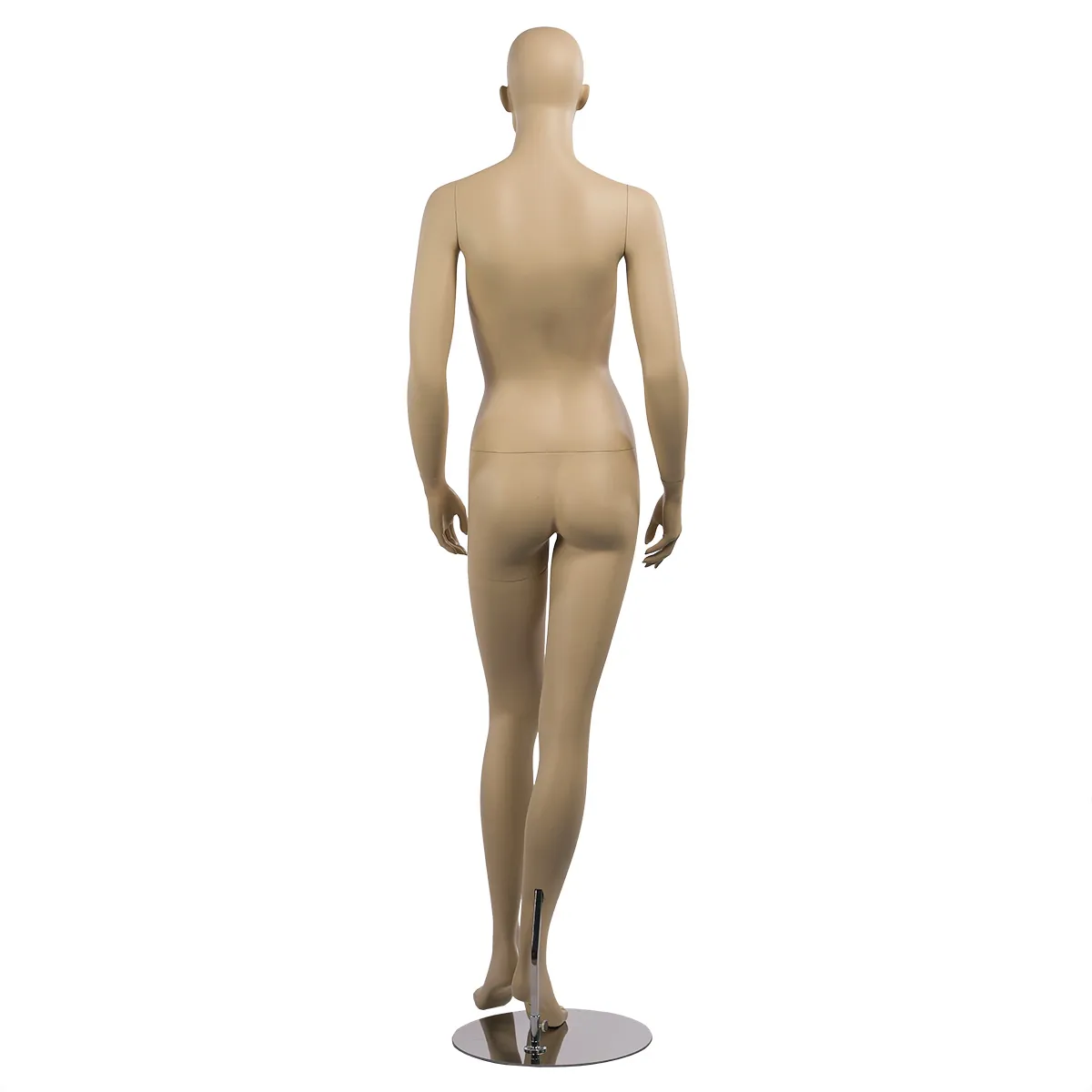 Mannequin femme sans perruque H 182 cm Fibre de verre - Chair - Mannequins fibre de verre sans perruque-2