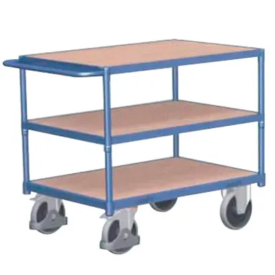 Servante d'atelier 3 plateaux pour charges lourdes force 500 kg - Chariots manutention