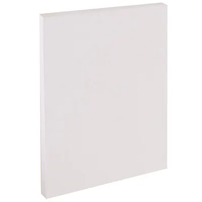 Fiche bristol 210 x 297 mm A4 unie blanche non perforée Exacompta - Paquet de 100 - Fiches Bristol