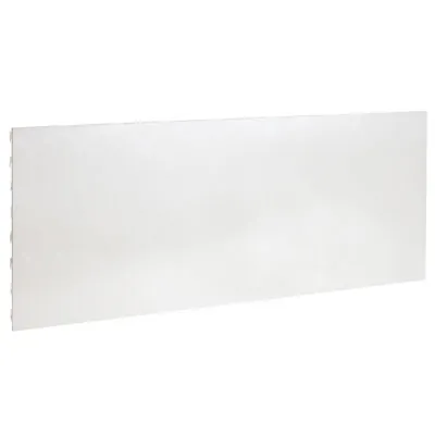 Fond tôle plein pas de 50 mm - Ligne Store blanc pas de 50 mm