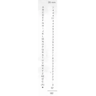Lettres adhésifs  - Lettres et chiffres adhésifs-1