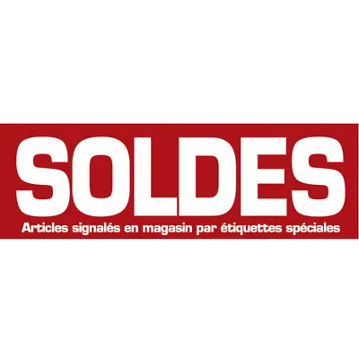Affiche Soldes 140 x 45 cm - Affiche promo - Affiches Soldes