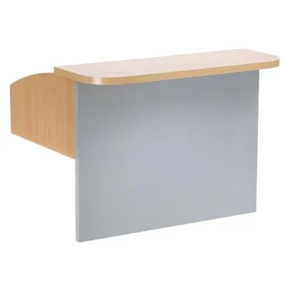 Réhausse pour comptoir magasin hêtre/gris 62 x 54 x 46 cm - Comptoirs Easy