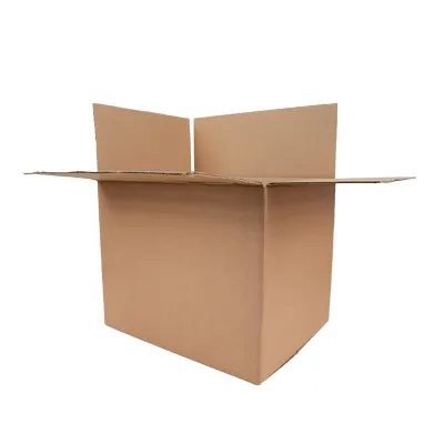 Caisse carton - Caisse américaine carton hauteur variable - carton simple cannelure 50 x 40 x 30/40 cm – Lot de 10 - Caisses américaines cartons-2