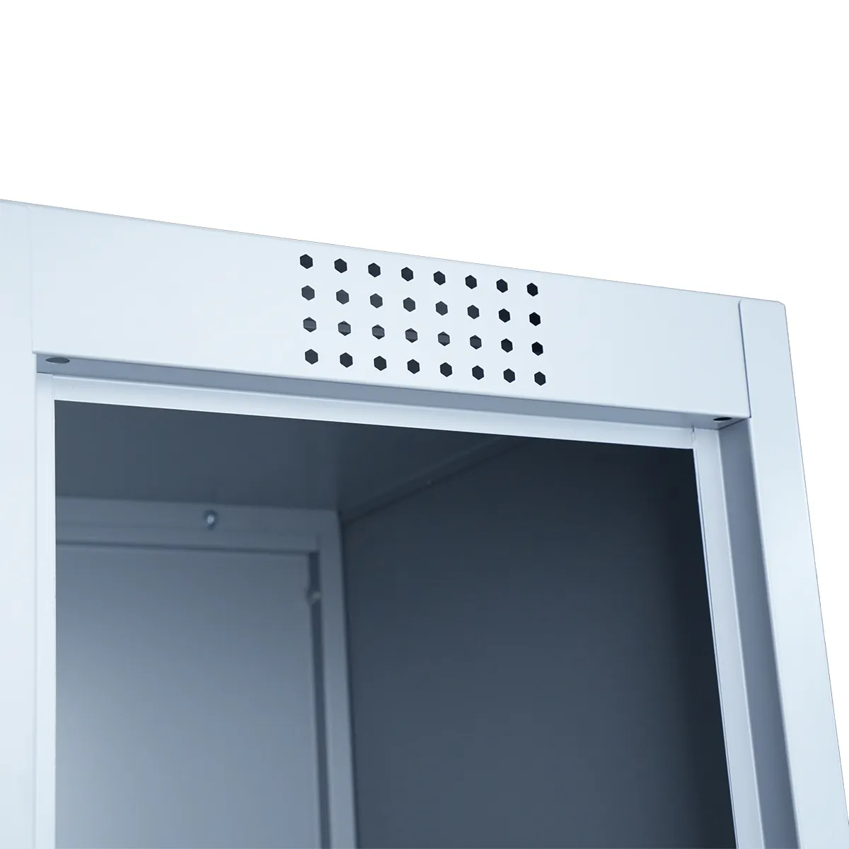 Vestiaire atelier salissant gris / bleu 40 x 50 x 180 cm - Vestiaires-2