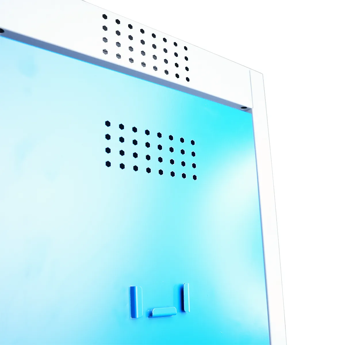 Vestiaire atelier salissant gris / bleu 40 x 50 x 180 cm - Vestiaires-5