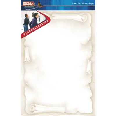 Papier de communication A4 à motif Ambassador 90g - Paquet de 20 feuilles - Papier imprimante