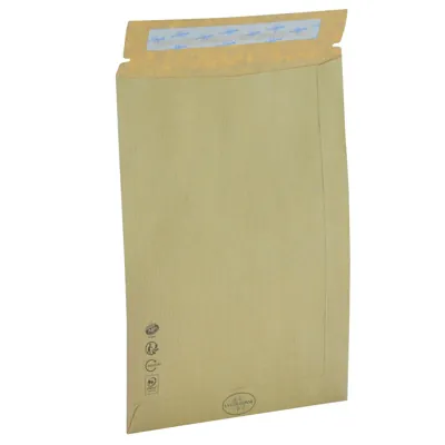 Pochette B5 kraft brun sans fenêtre La Couronne 176 x 250 mm 90g – Paquet de 50 - Pochettes kraft-3