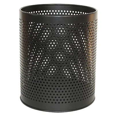 Corbeille à papier métal ajourée - Porte-parapluies et corbeilles