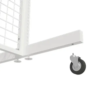 Roulette avec frein - Roulettes pour portants-2