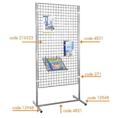 Piétement pour grille - Grilles en Kit-1