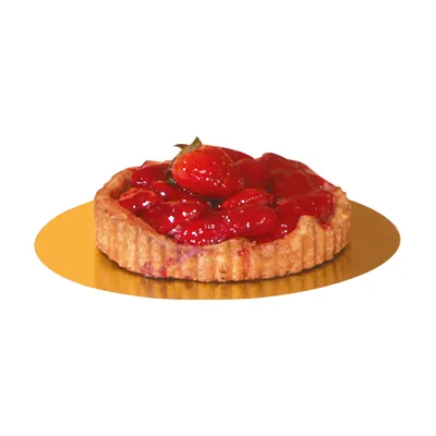 Rond carton double face Or / Noir ø 14 cm - Rond pâtisserie - Support gâteau - Paquet de 100 - Semelles gâteaux, Supports gâteaux-1