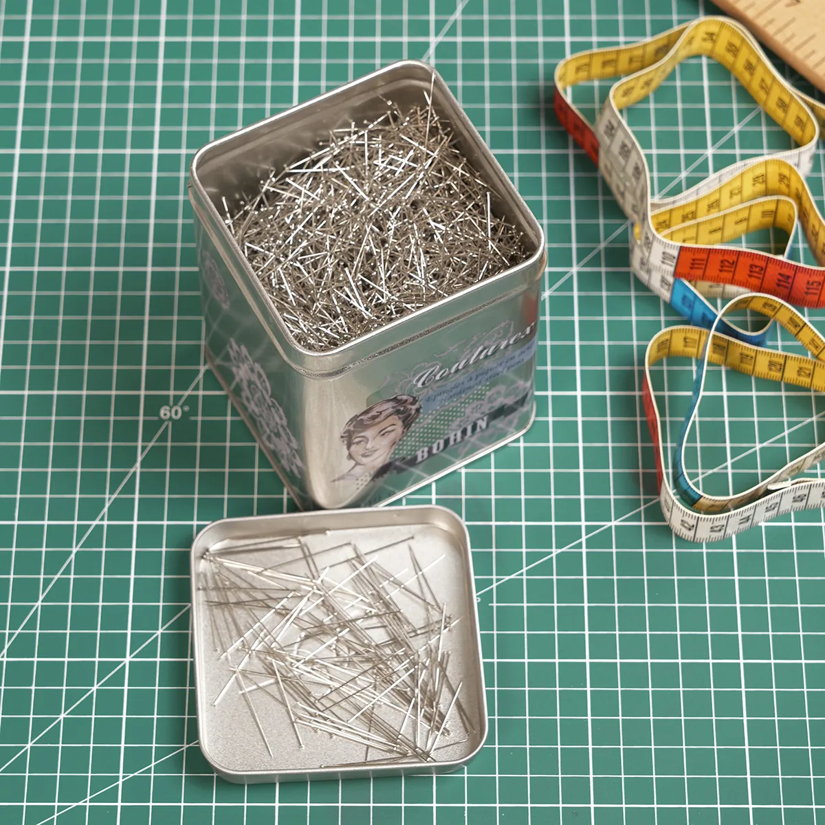 Épingles couture extra fines 34 mm n°6 Bohin - Boîte de 500g - Accessoires couture-3