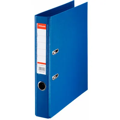 Classeur à levier A4 320 x 290 mm carton 22/10e Dos 5 cm Esselte - Bleu Marine - Classeurs