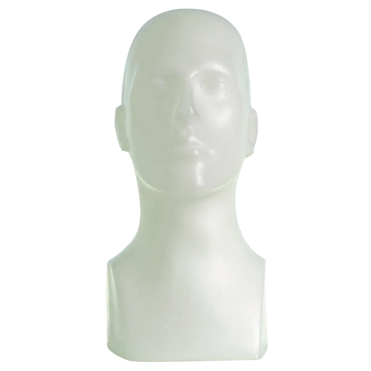 Tête homme plastique H 40 cm - Têtes