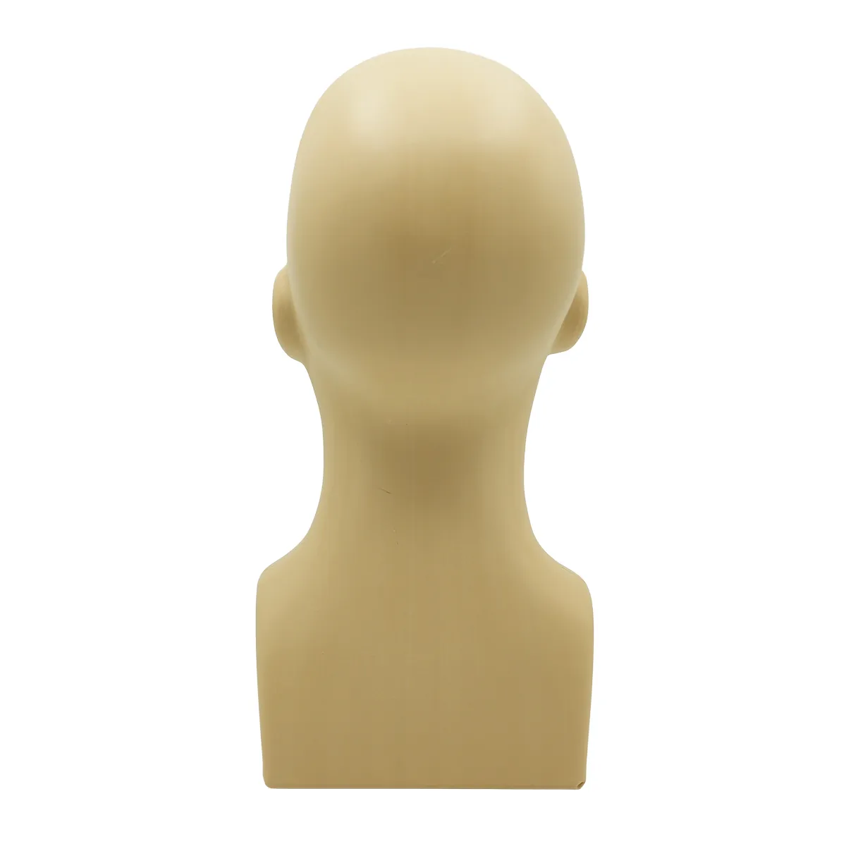 Tête mannequin homme plastique H 40 cm - Tête pour perruque, chapeau - Chair - Têtes-3