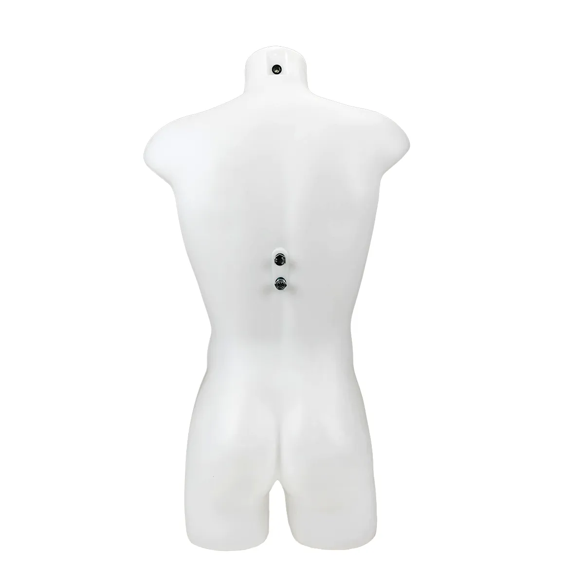 Buste homme plastique H 87 cm - Torse homme plastique - Blanc - Bustes ECO-2