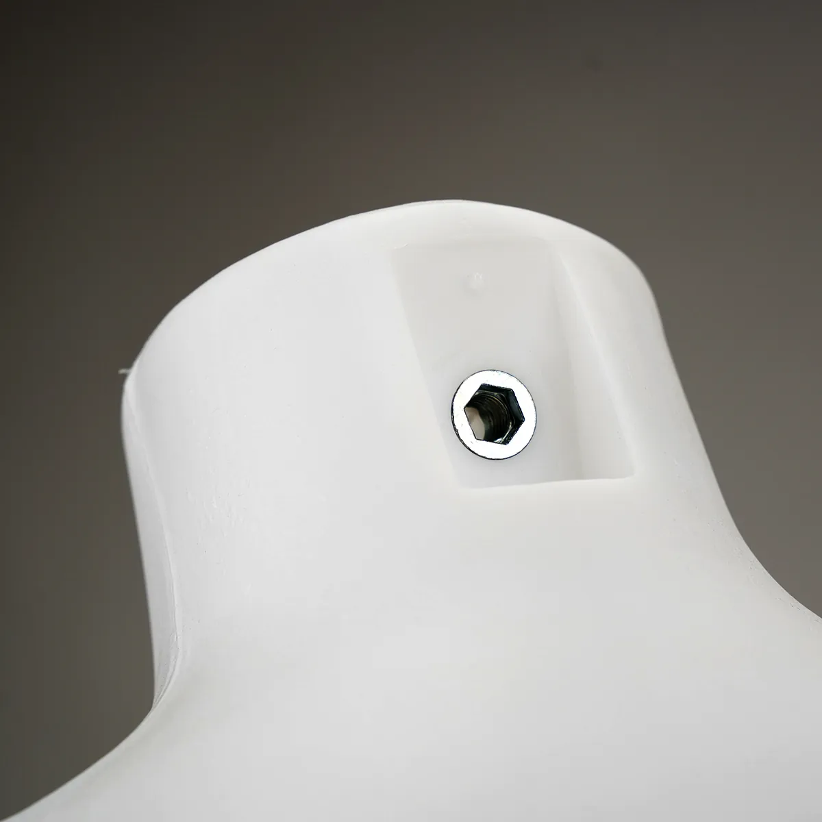 Buste homme plastique H 87 cm - Torse homme plastique - Blanc - Bustes ECO-5