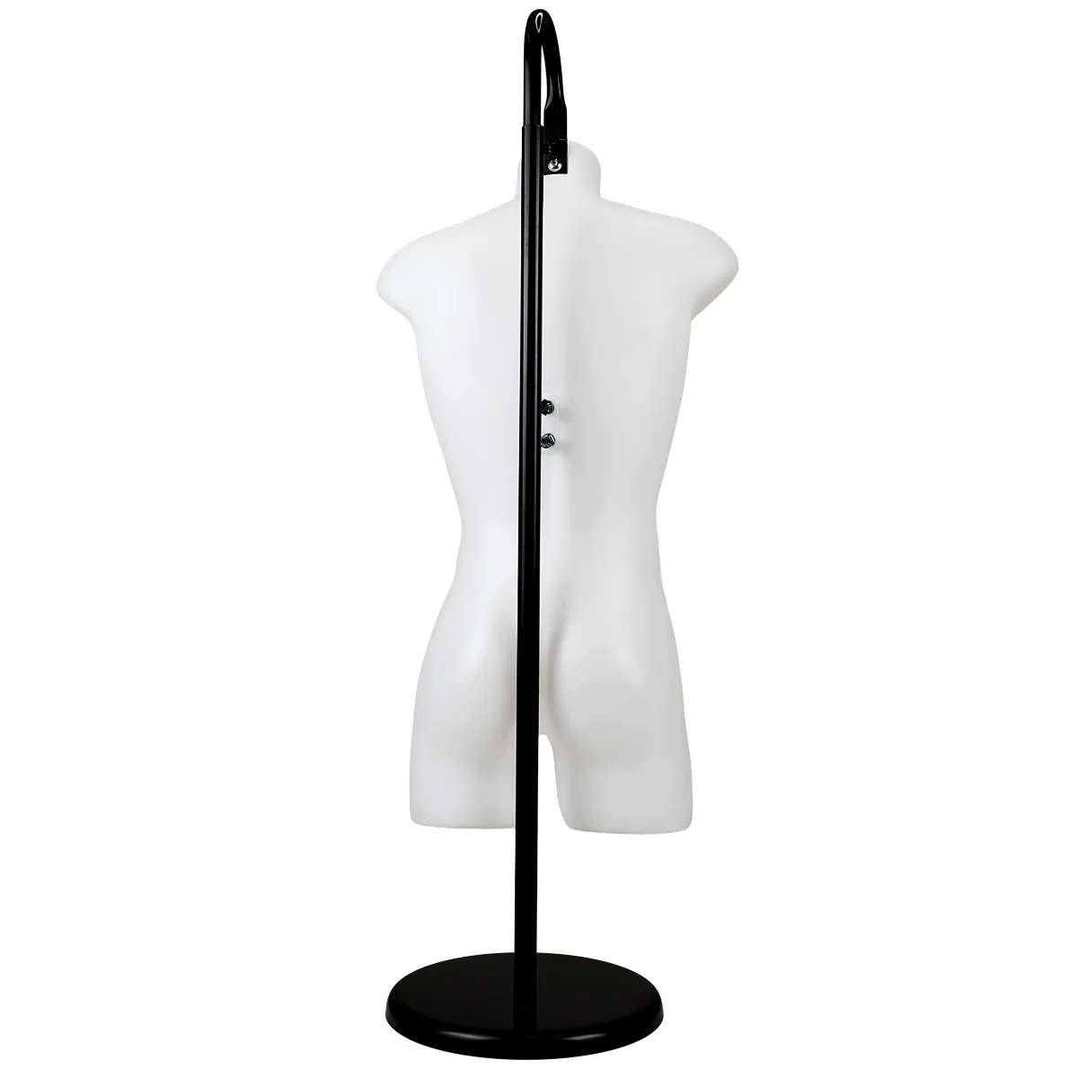 Buste homme plastique H 87 cm - Torse homme plastique - Blanc - Bustes ECO-8