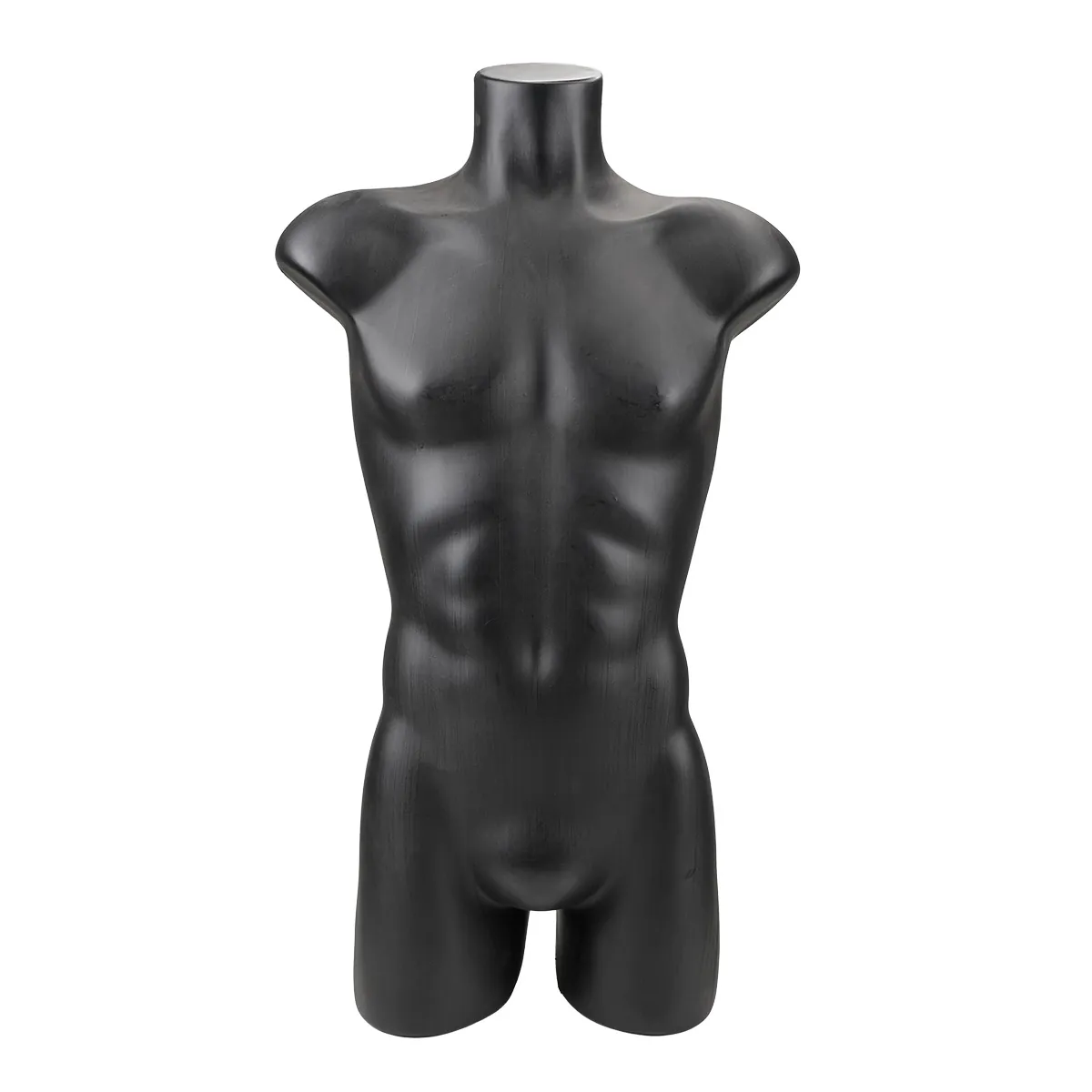 Buste homme plastique H 87 cm - Noir - Bustes ECO