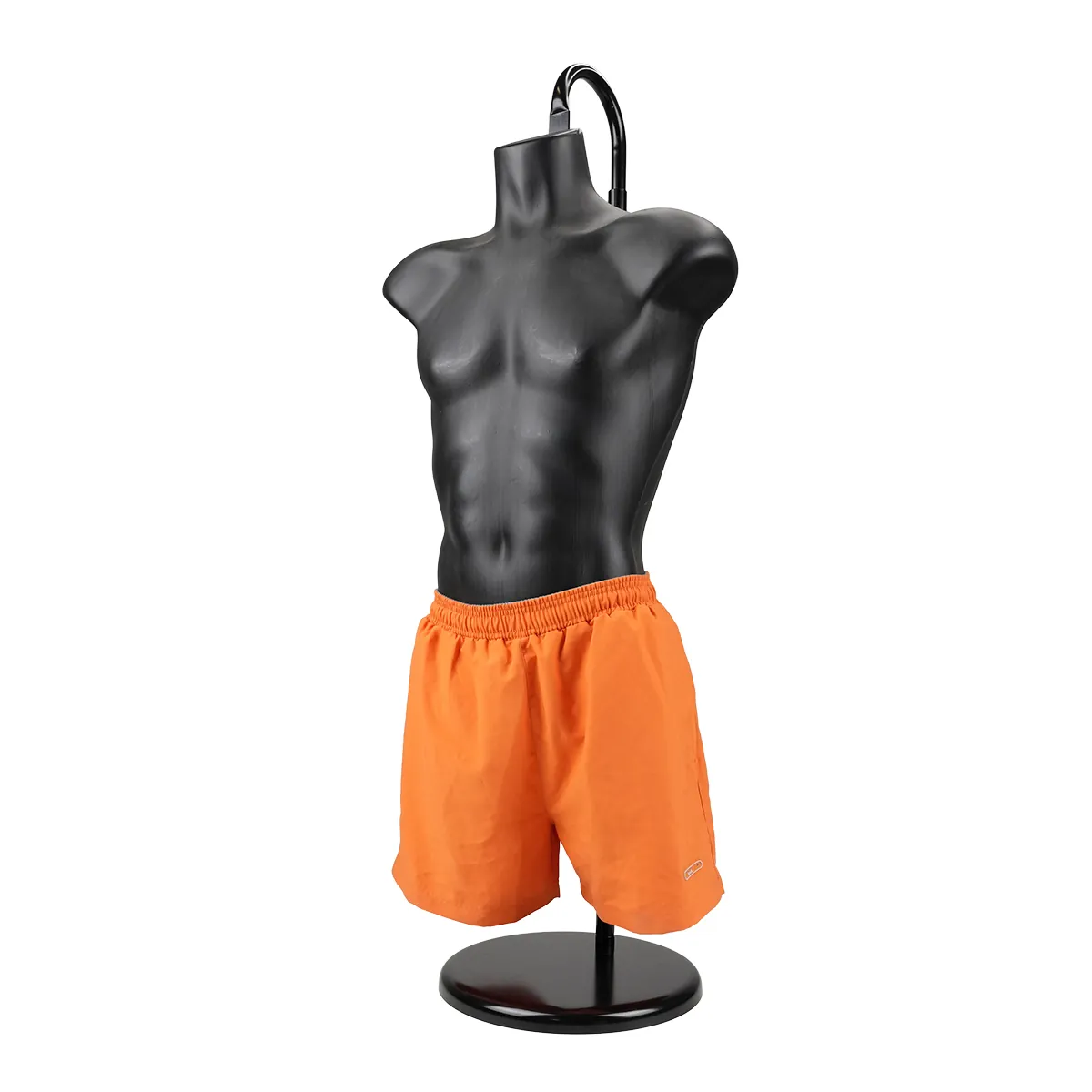 Buste homme plastique H 87 cm - Torse homme plastique - Noir - Bustes ECO-10