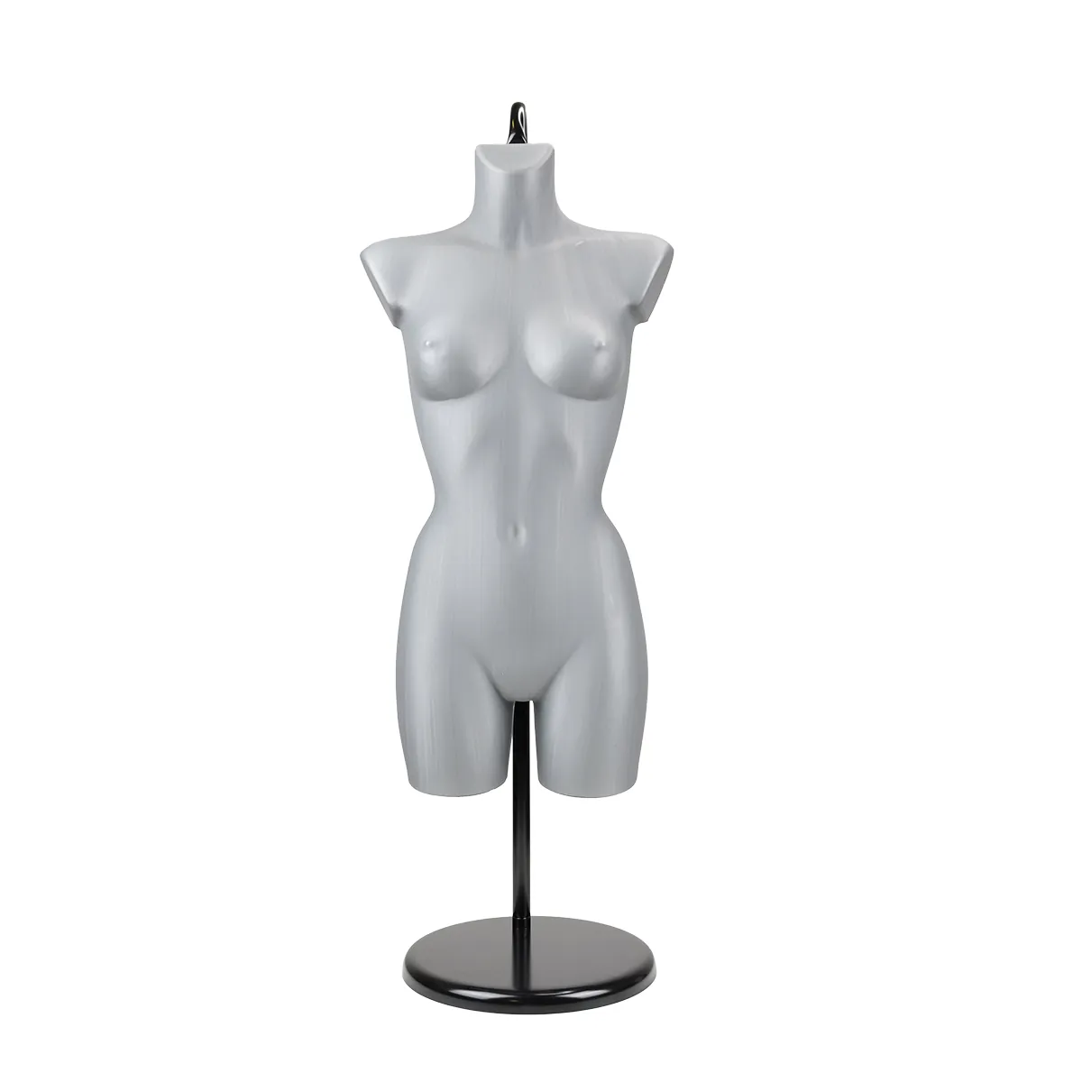 Buste femme plastique H 82 cm - Torse femme plastique - Gris - Bustes ECO-10