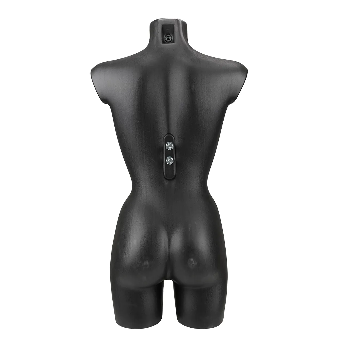 Buste femme plastique H 82 cm - Torse femme plastique - Noir - Bustes ECO-2