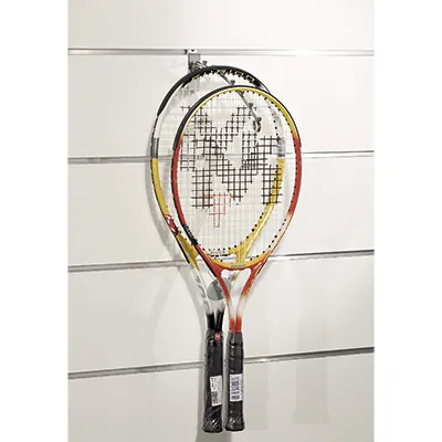 Bras incliné pour fond rainuré avec 7 boules L 25 cm métal chromé fil rond ø 6 mm - Spécial lingerie - Bras-2