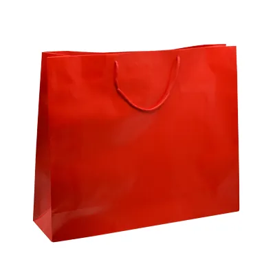 Sacs pelliculés brillants - Sacs pelliculés poignées cordelette