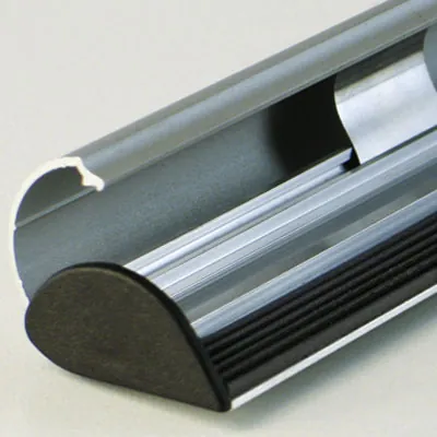 Cadre de porte aluminium A6 - gris - Porte-visuels muraux - à suspendre-1