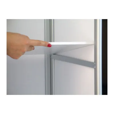 Comptoir compact arrondi transportable - Comptoirs Stand Expo-6