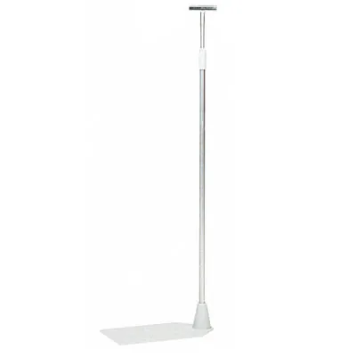 Tige télescopique universelle avec embase grise 39-59,5 cm – Support cadre PLV - Lot de 10 - Porte-affiches à poser