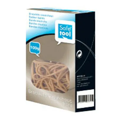 Bracelet élastique caoutchouc blonds fins 80 x 1,8 mm 100g - Bracelets élastiques caoutchouc