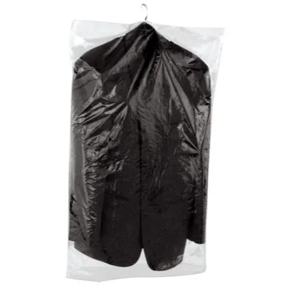 Housse vêtement PEBD 60 x 90 cm Transparent - Housse de protection vêtement - Rouleau de 500 - Housses à vêtements