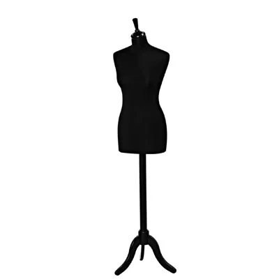 Mannequin couture femme - buste couture femme, taille 38/40, pied tripode, noir - Bustes couture, torses couture