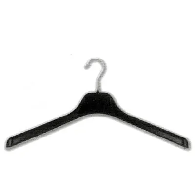 Cintre noir plastique 42 cm - Cintre veste - Cintre chemise - Lot de 50 - Cintres plastique