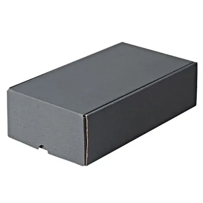 Coffret 2 bouteilles kraft gris anthracite 18,3 x 32,5 x 8,8 cm - Paquet de 30 - Coffrets pour bouteilles de vin, Boîtes pour bouteilles de vin