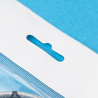 Sachet plastique transparent avec rabat adhésif et trou européen 30x40cm PP 60µ - Sachet de conditionnement - Lot de 100 - Sacs rabats adhésifs-1