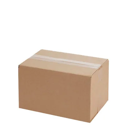 Caisse carton - Caisse américaine carton hauteur variable - carton simple cannelure 40 x 30 x 20/30 cm – Lot de 10 - Caisses américaines cartons