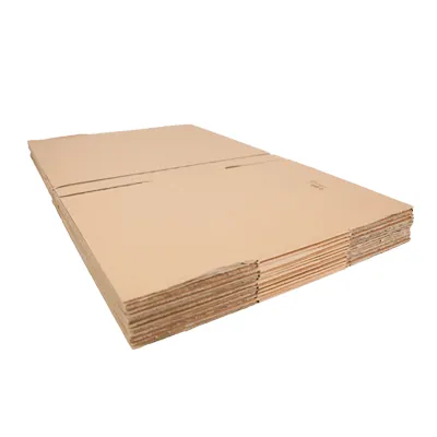 Caisse carton - Caisse américaine carton hauteur variable - carton simple cannelure 60 x 40 x 10/20 cm – Lot de 10 - Caisses américaines cartons-1