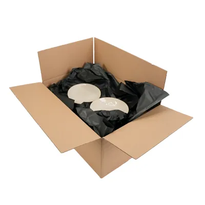 Caisse carton - Caisse américaine carton hauteur variable - carton simple cannelure 60 x 40 x 20/30 cm – Lot de 10 - Caisses américaines cartons-2