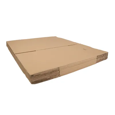 Caisse carton - Caisse américaine carton hauteur variable - carton simple cannelure 60 x 40 x 30/40 cm – Lot de 10 - Caisses américaines cartons-1