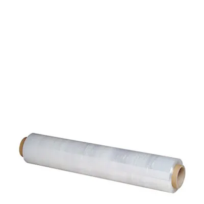 Film étirable manuel transparent pré-étiré 7µ 38cm x 600m - Film palette - L'unité - Films étirables manuels