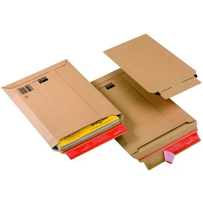 Pochette d’envoi colis rigide carton brun 250x340 mm auto-adhésive FSC – Paquet de 20 - Pochettes d'envoi colis