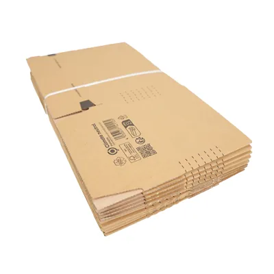 Carton d'expédition à hauteur variable Brun 22,9 x 16,4 x 5/11,5 cm - Boîte carton - Lot de 10 - Cartons d'expédition, Boîtes carton-5