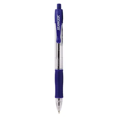 Stylos à bille STRANGER - retractables - bleu - lot de 10 - Stylos billes