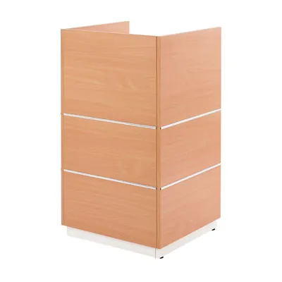 Façade décorative haute pour comptoir hêtre 55 x 97 cm - Comptoirs Boutique-4