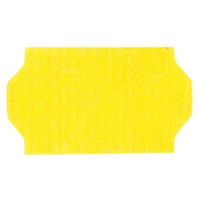 Étiquette jaune 26 x 16 mm adhésive pour étiqueteuse - 10 rouleaux de 1200 - Étiquettes pour étiqueteuses