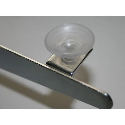 Ventouses transparentes ø 25 mm pour trou ø 6 mm - Paquet de 20 - Consoles pour tablettes-1