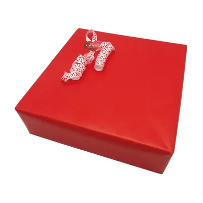 Bolduc blanc coeurs rouges Malo 10 mm x 225 m - Ruban cadeau - Bolducs imprimés et à motifs-2